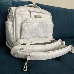 JuJuBe BFF diaper bag in Cozy Knit